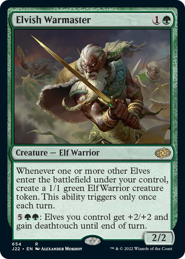 Image for Elvish Warmaster (654) (J22) - Magic: The Gathering