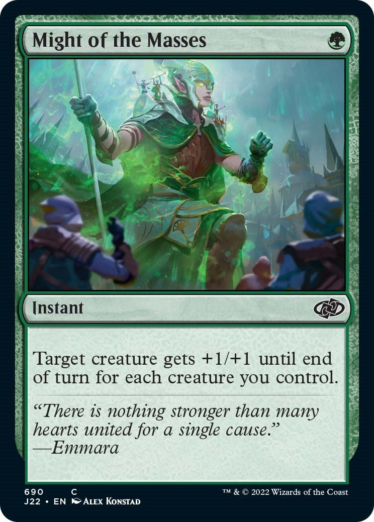 Image for Might of the Masses (690) (J22) - Magic: The Gathering