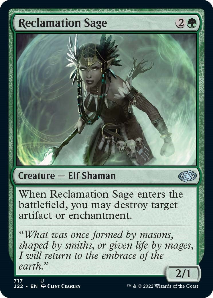 Image for Reclamation Sage (717) (J22) - Magic: The Gathering