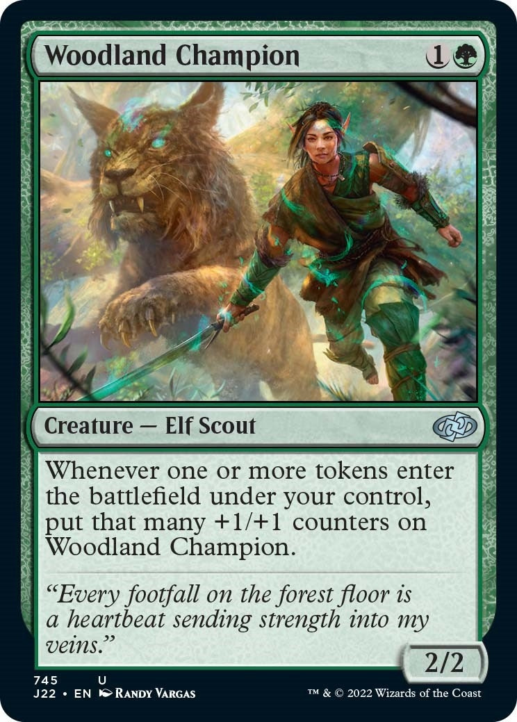 Image for Woodland Champion (745) (J22) - Magic: The Gathering