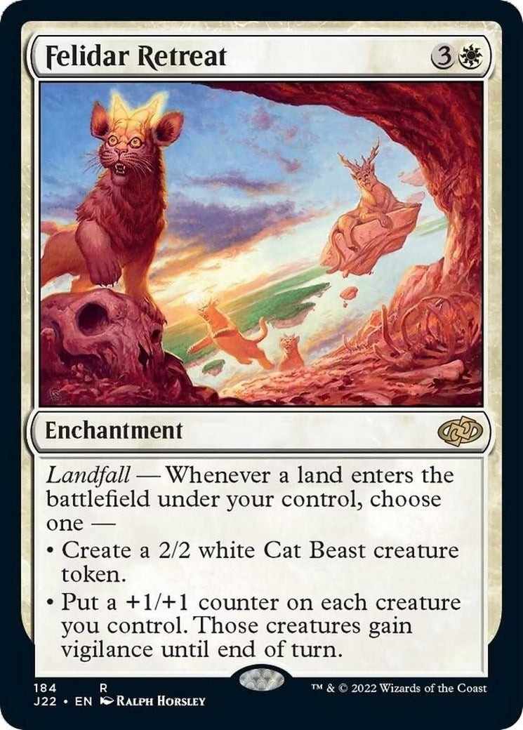 Image for Felidar Retreat (184) (J22) - Magic: The Gathering