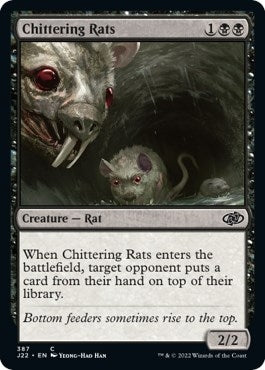 Image for Chittering Rats (387) (J22) - Magic: The Gathering