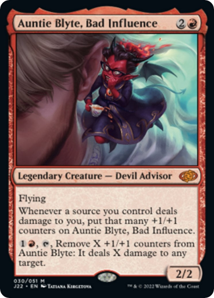 Image for Auntie Blyte, Bad Influence (30) (J22) - Magic: The Gathering