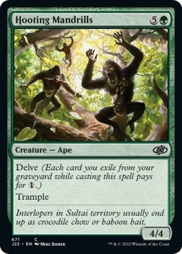 Image for Hooting Mandrills (671) (J22) - Magic: The Gathering
