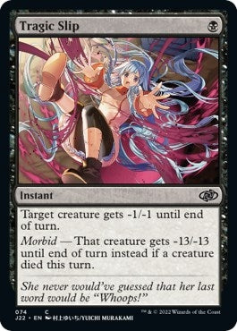Image for Tragic Slip (74) (74) (J22) - Magic: The Gathering