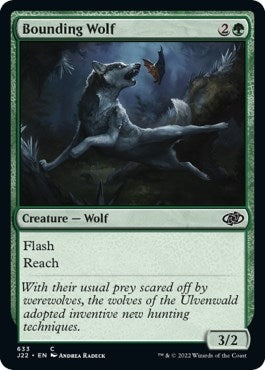 Image for Bounding Wolf (633) (J22) - Magic: The Gathering