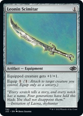 Image for Leonin Scimitar (782) (J22) - Magic: The Gathering