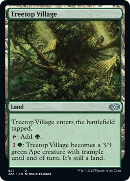 Image for Treetop Village (827) (J22) - Magic: The Gathering
