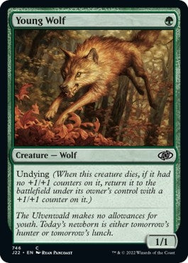Image for Young Wolf (746) (J22) - Magic: The Gathering