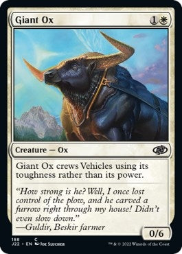 Image for Giant Ox (188) (J22) - Magic: The Gathering