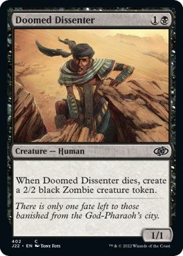 Image for Doomed Dissenter (402) (J22) - Magic: The Gathering