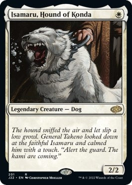 Image for Isamaru, Hound of Konda (201) (J22) - Magic: The Gathering