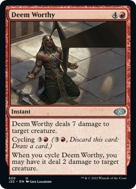 Image for Deem Worthy (520) (J22) - Magic: The Gathering