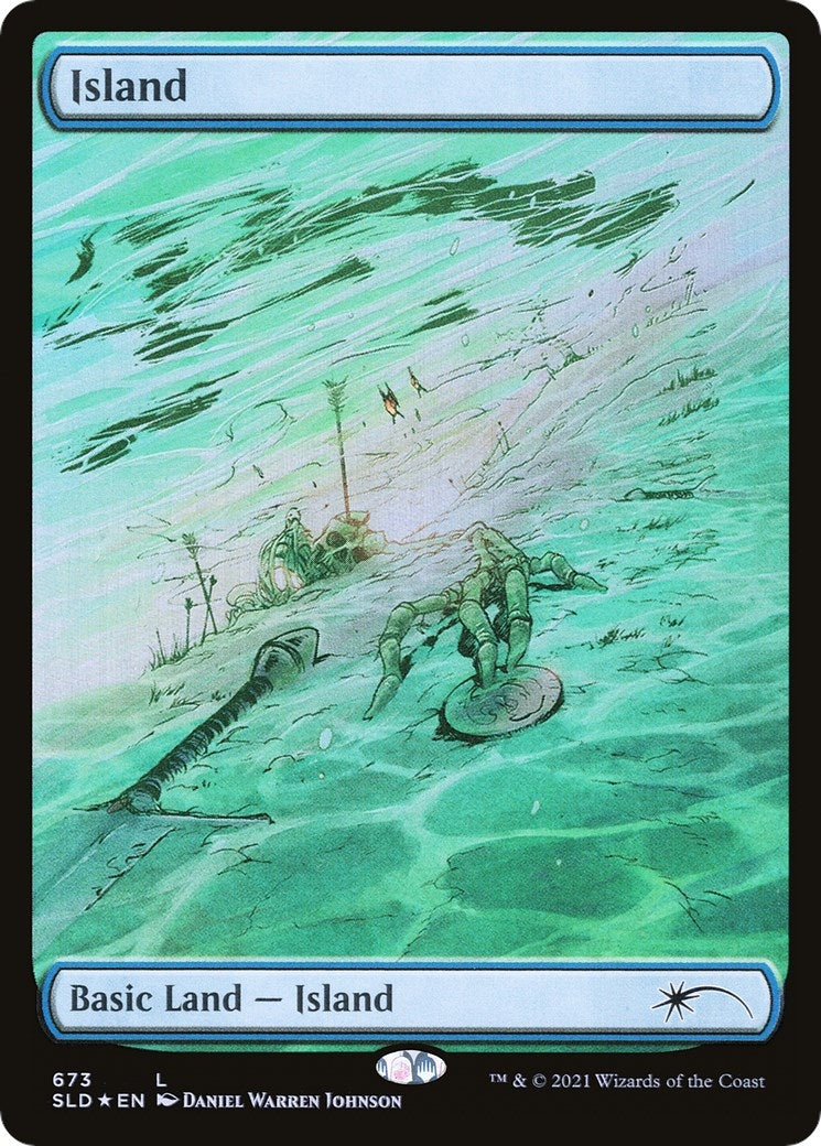 Image for Island (673) (673) (SLD) - Magic: The Gathering