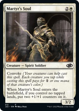 Image for Martyr's Soul (212) (J22) - Magic: The Gathering
