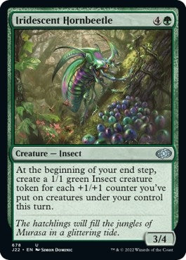 Image for Iridescent Hornbeetle (678) (J22) - Magic: The Gathering
