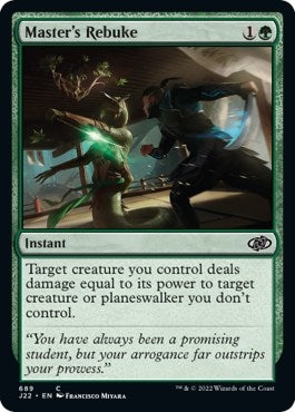 Image for Master's Rebuke (689) (J22) - Magic: The Gathering
