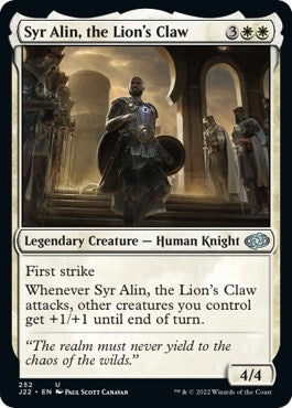 Image for Syr Alin, the Lion's Claw (252) (J22) - Magic: The Gathering