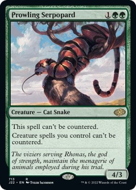 Image for Prowling Serpopard (713) (J22) - Magic: The Gathering