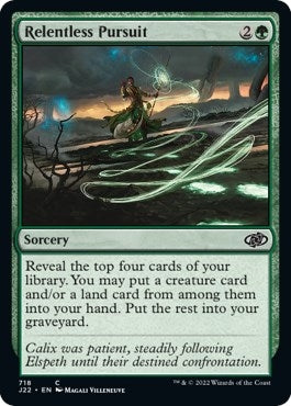 Image for Relentless Pursuit (718) (J22) - Magic: The Gathering