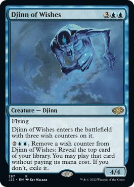 Image for Djinn of Wishes (287) (J22) - Magic: The Gathering