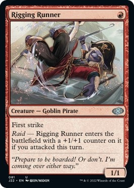 Image for Rigging Runner (81) (J22) - Magic: The Gathering