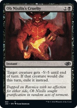 Image for Ob Nixilis's Cruelty (451) (J22) - Magic: The Gathering