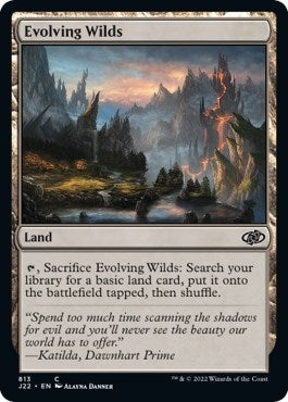 Image for Evolving Wilds (813) (J22) - Magic: The Gathering