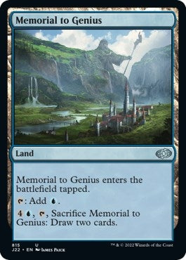Image for Memorial to Genius (815) (J22) - Magic: The Gathering