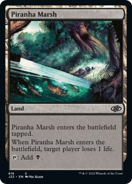 Image for Piranha Marsh (818) (J22) - Magic: The Gathering