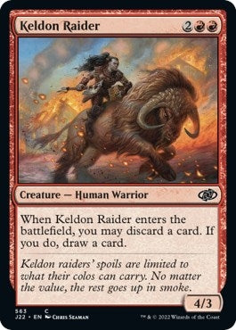 Image for Keldon Raider (563) (J22) - Magic: The Gathering