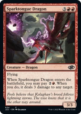 Image for Sparktongue Dragon (604) (J22) - Magic: The Gathering