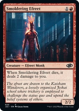 Image for Smoldering Efreet (600) (J22) - Magic: The Gathering