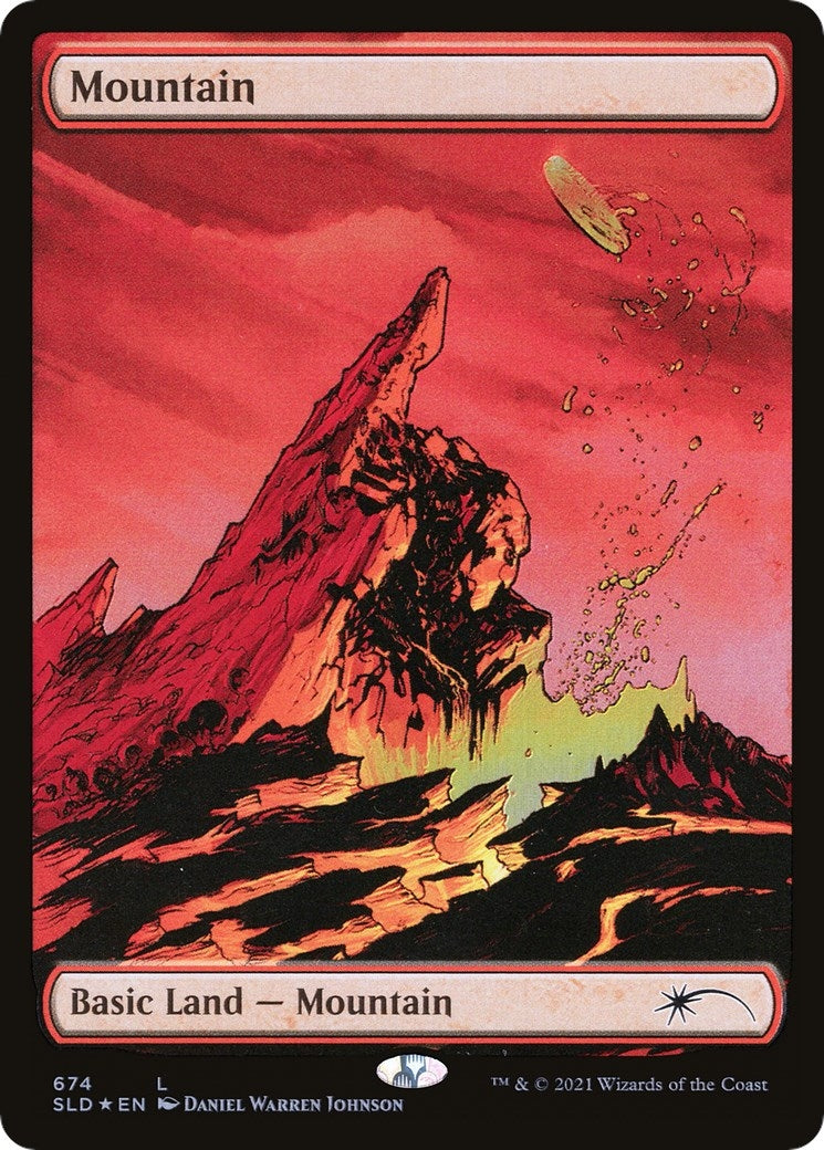 Image for Mountain (674) (674) (SLD) - Magic: The Gathering