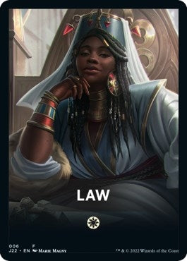 Image for Law Theme Card (6) (J22) - Magic: The Gathering