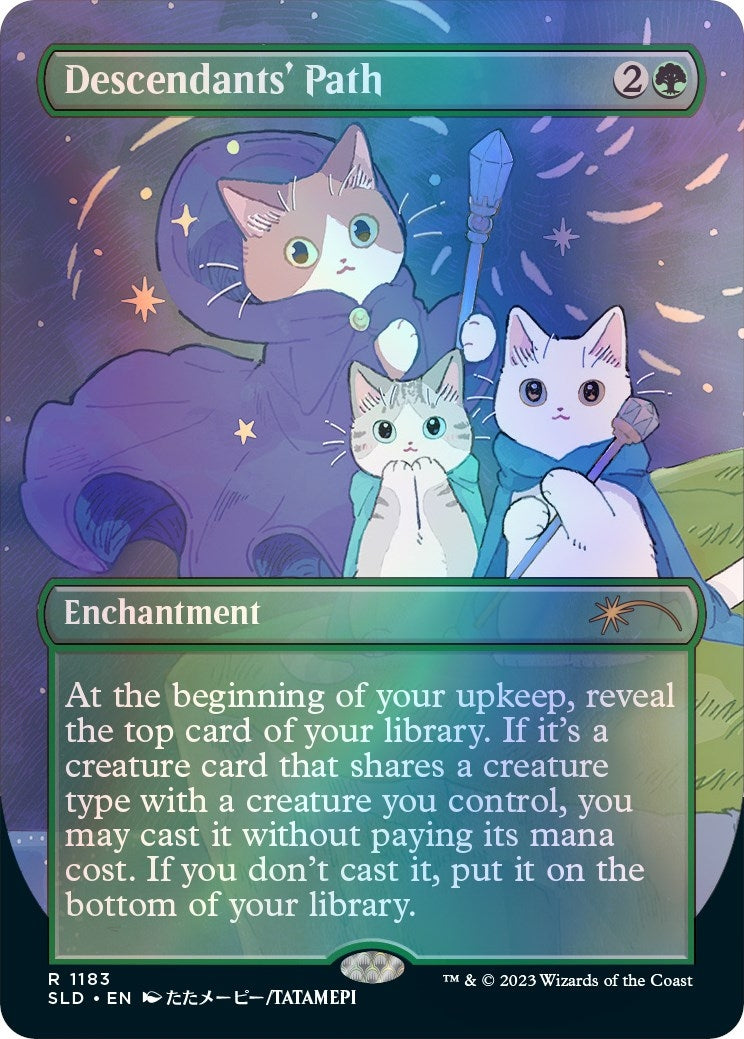 Image for Descendants' Path (1183) (SLD) - Magic: The Gathering