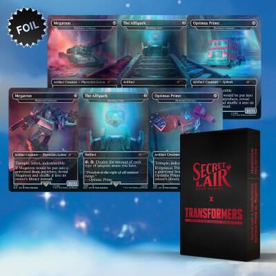 Secret Lair Transformers Optimus Prime vs. Megatron