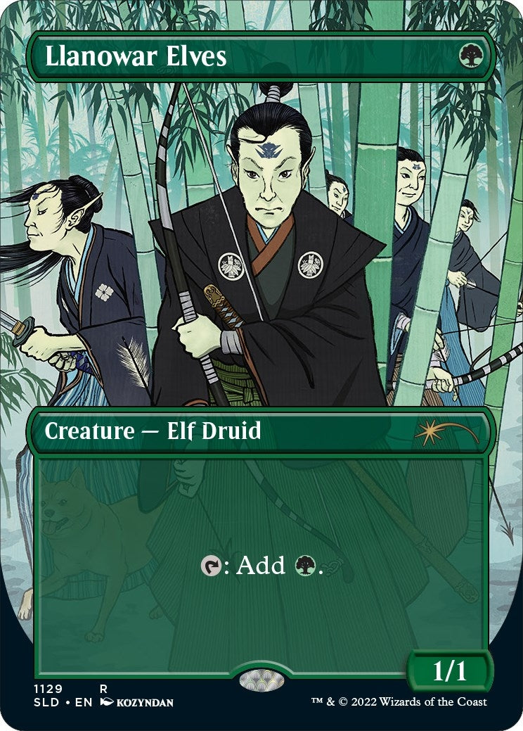 Image for Llanowar Elves (1129) (1129) (SLD) - Magic: The Gathering