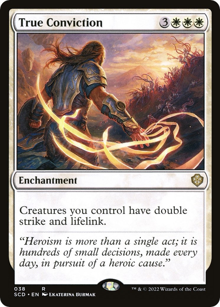 Image for True Conviction (38) (SCD) - Magic: The Gathering