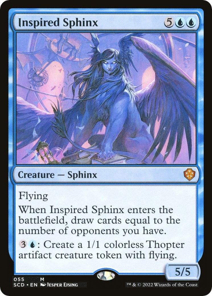 Image for Inspired Sphinx (55) (SCD) - Magic: The Gathering