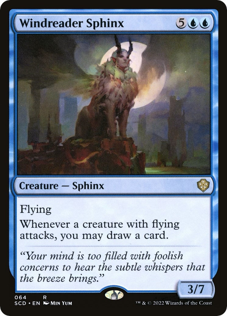 Image for Windreader Sphinx (64) (SCD) - Magic: The Gathering
