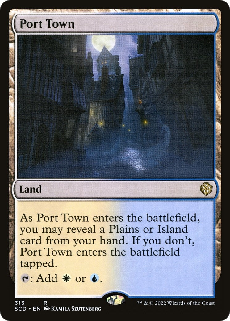Image for Port Town (313) (SCD) - Magic: The Gathering