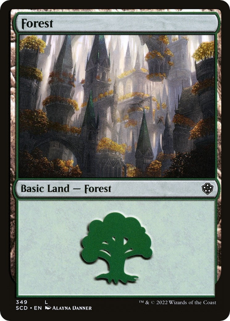 Image for Forest (349) (349) (SCD) - Magic: The Gathering