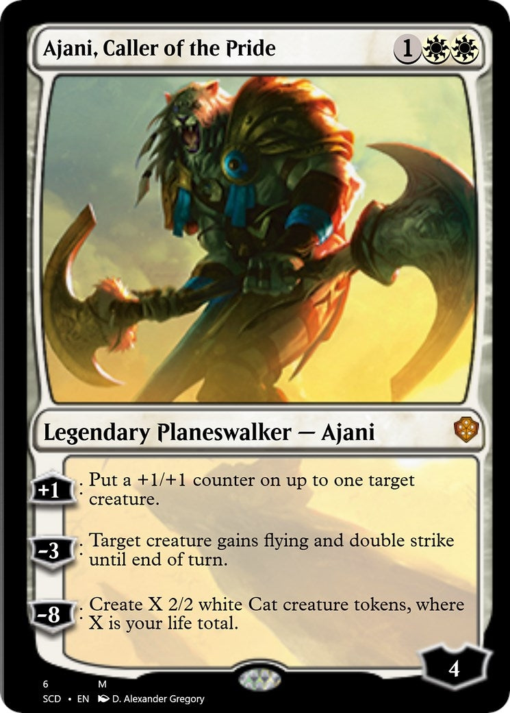 Image for Ajani, Caller of the Pride (6) (SCD) - Magic: The Gathering