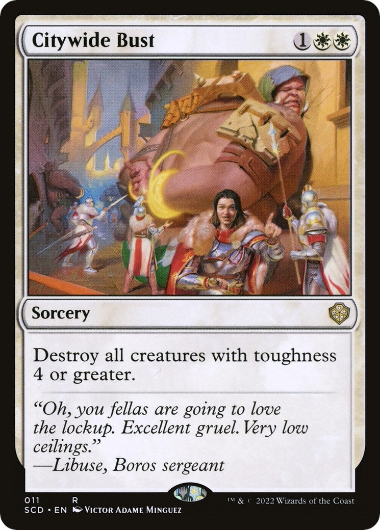 Image for Citywide Bust (11) (SCD) - Magic: The Gathering