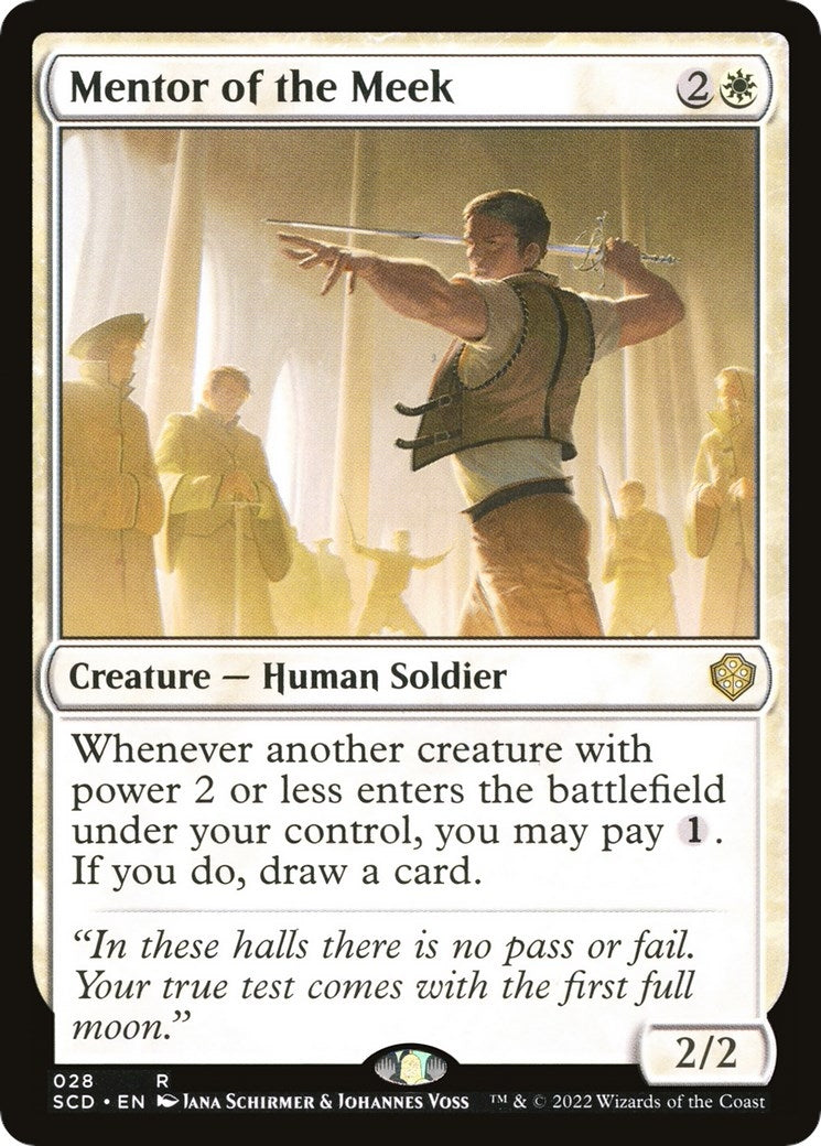 Image for Mentor of the Meek (28) (SCD) - Magic: The Gathering