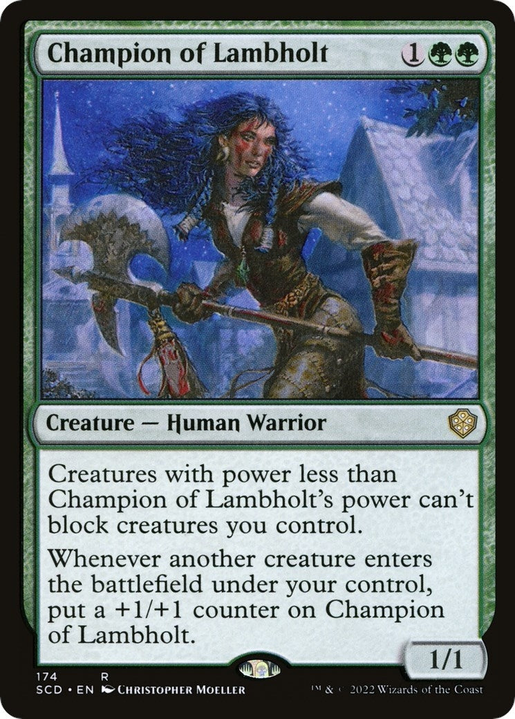 Image for Champion of Lambholt (174) (SCD) - Magic: The Gathering