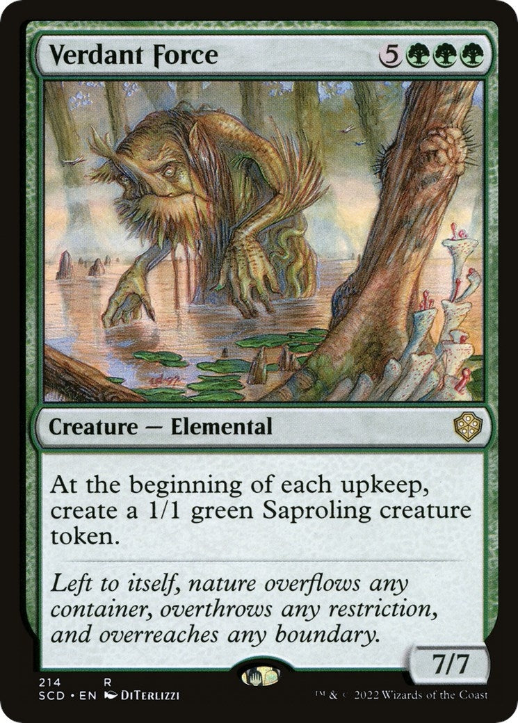 Image for Verdant Force (214) (SCD) - Magic: The Gathering
