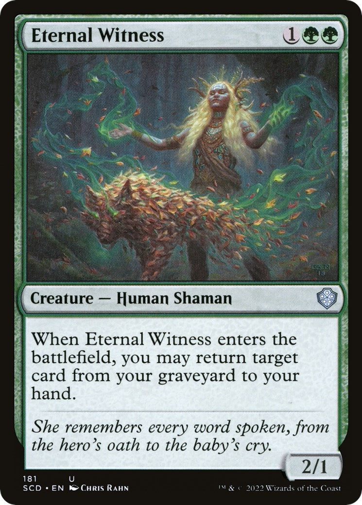Image for Eternal Witness (181) (SCD) - Magic: The Gathering