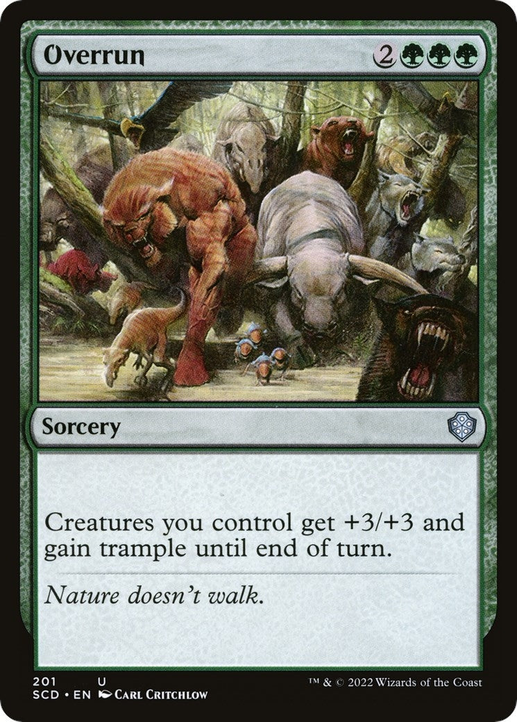Image for Overrun (201) (SCD) - Magic: The Gathering